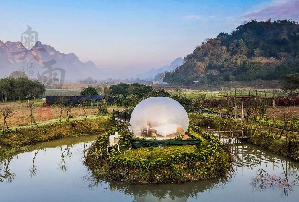 中国“普罗旺斯”的泡泡屋